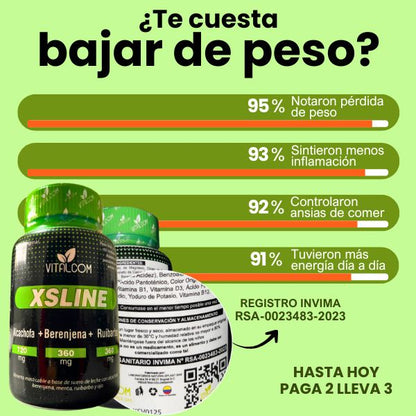 XSLINE - SOLUCIÓN NATURAL PARA LA PÉRDIDA DE PES0