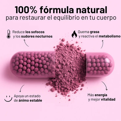 MENO - FÓRMULA 2 EN 1:  Menopausia + Control Peso