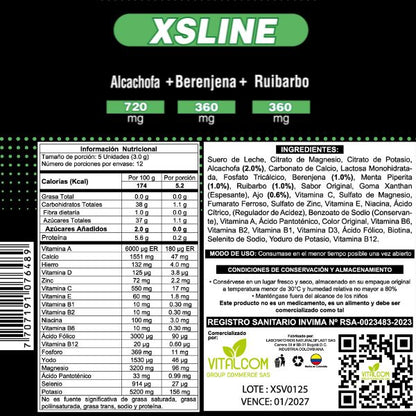 XSLINE - SOLUCIÓN NATURAL PARA LA PÉRDIDA DE PES0